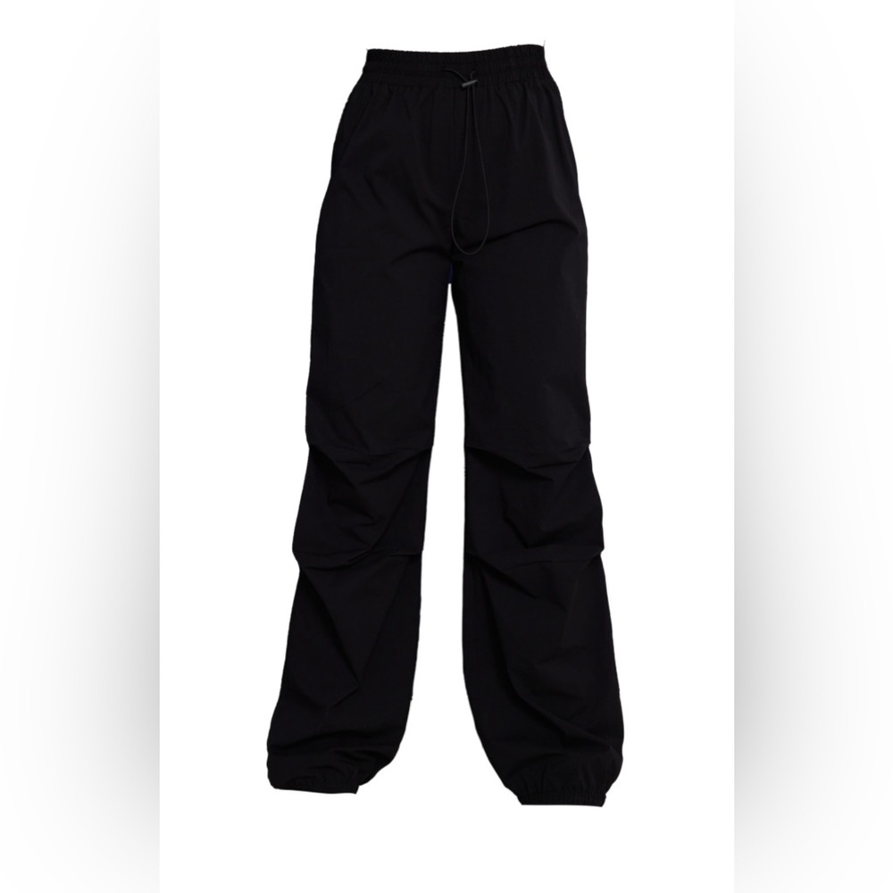 Plt Black Shell Toggle Drawstring Ruched Cargo Pa… - image 4